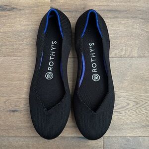 Rothy’s The Flat Black Ballet Flats Size 7